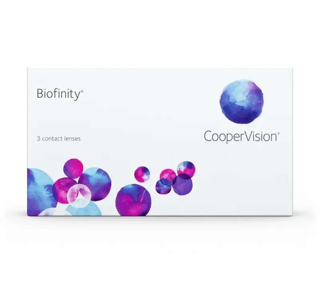 BIOFINITY Boîte de 6 Lentilles (3 paires)