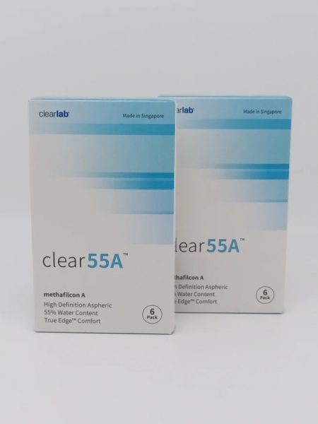 CLEAR 55 - Lentille souple (pack de 6 lentille)